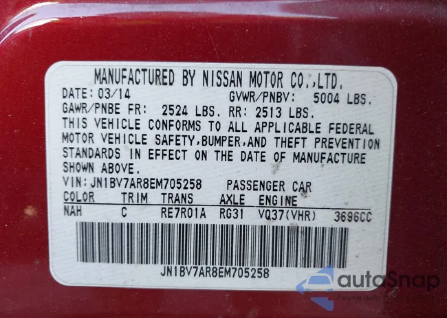 JN1BV7AR8EM705258: 44397160