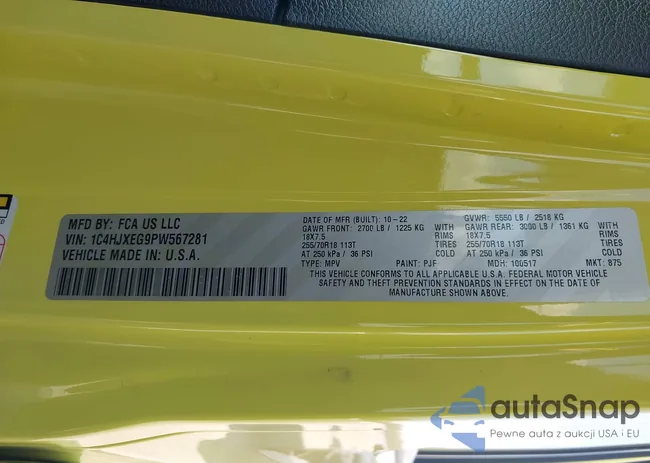 1C4HJXEG9PW567281: 44397237