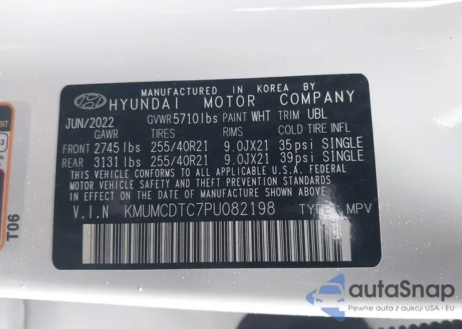 KMUMCDTC7PU082198: 44397265