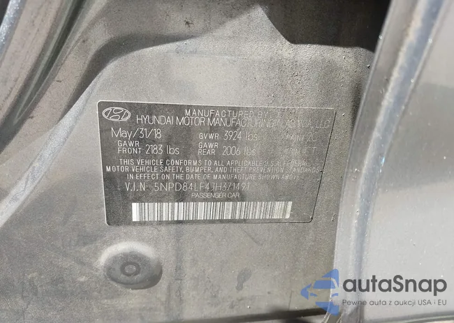 5NPD84LF4JH371491: 44397293