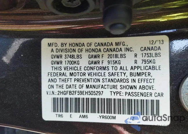 2HGFB2F59EH505297: 44397361