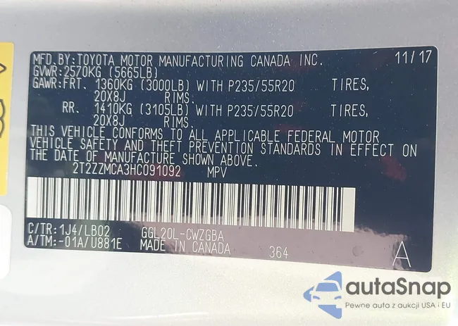 2T2ZZMCA3HC091092: 44397374