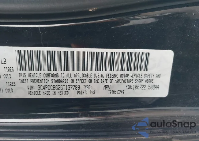 3C4PDCBG2GT137789: 44397417