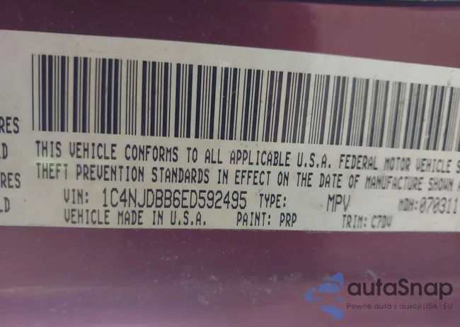 1C4NJDBB6ED592495: 44396537