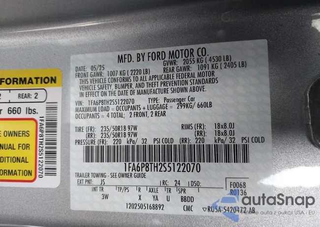 1FA6P8TH2S5122070: 44396568