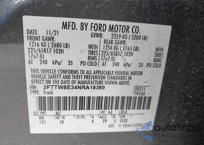 3FTTW8E34NRA18389: 44396598