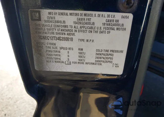 3GNEC12T34G280810: 44396614