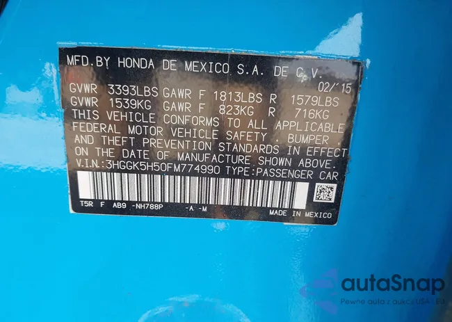 3HGGK5H50FM774990: 44396741