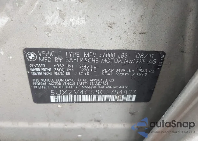 5UXZV4C58CL754823: 44396745