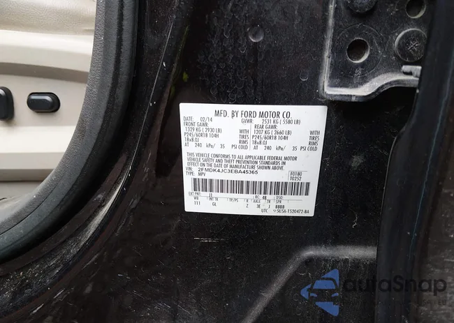 2FMDK4JC3EBA45365: 44397957