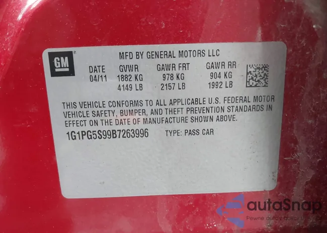 1G1PG5S99B7263996: 44398220