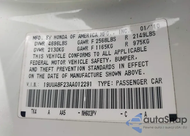 19UUA8F23AA012291: 44398280