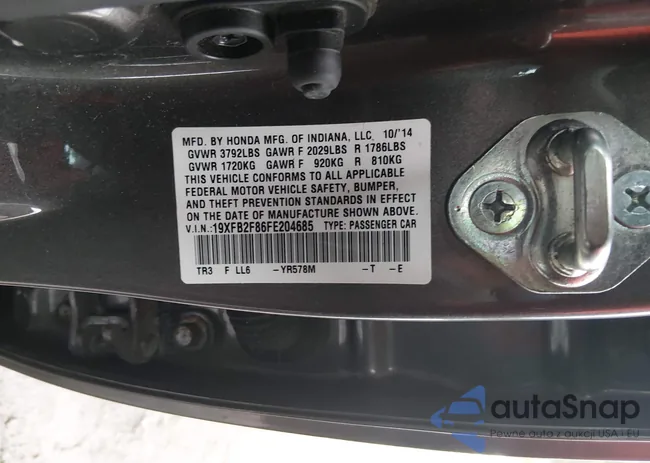 19XFB2F86FE204685: 44398330