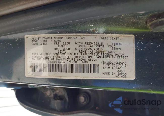 JT3GN86R7W0071990: 44398413