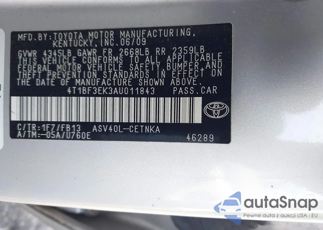 4T1BF3EK3AU011843: 44397530