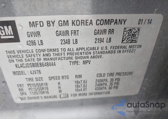 KL4CJDSB0EB648444: 44398900