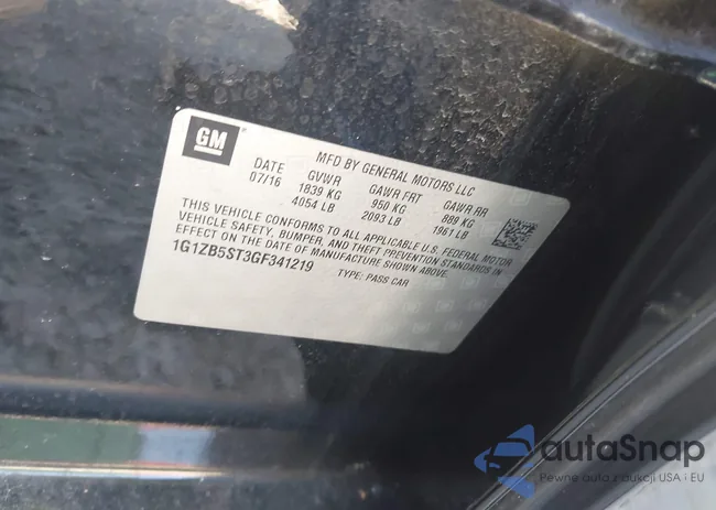 1G1ZB5ST3GF341219: 44398932