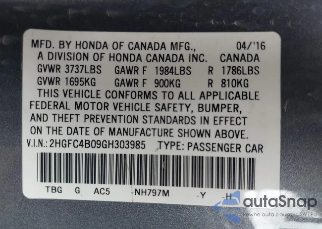 2HGFC4B09GH303985: 44398996