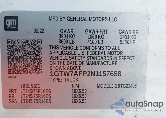 1GTW7AFP2N1157658: 44399062