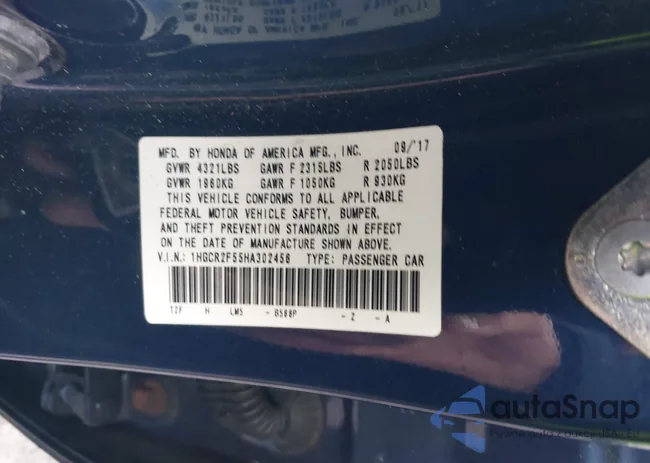 1HGCR2F55HA302456: 44399091