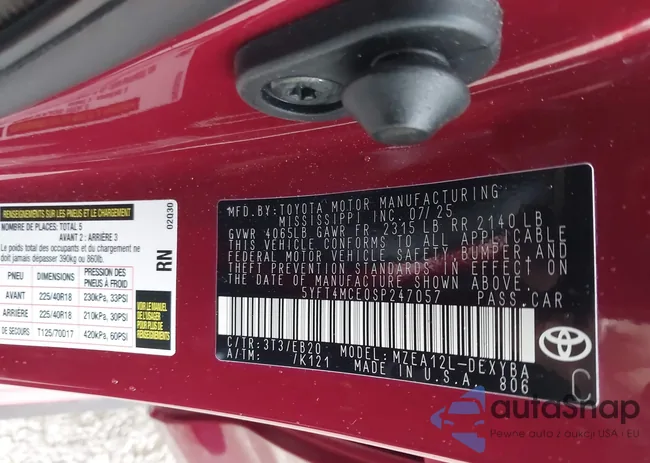 5YFT4MCE0SP247057: 44399207