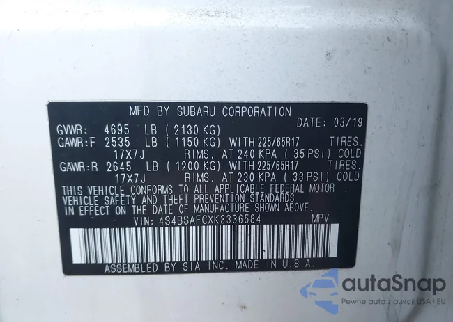 4S4BSAFCXK3336584: 44399324