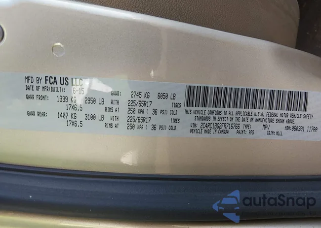 2C4RC1BG2FR716766: 44399349