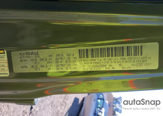 1C4HJXDG2KW530549: 44400153