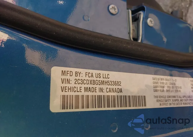 2C3CDXBG5MH533682: 44400155