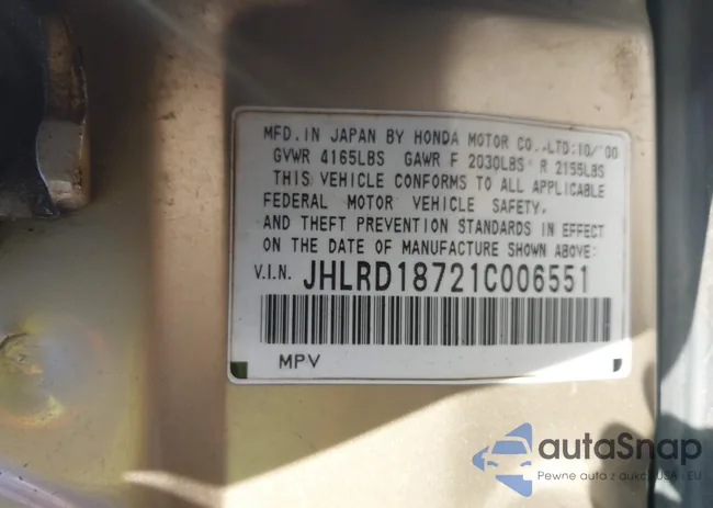 JHLRD18721C006551: 44400254