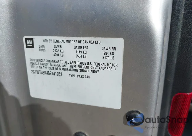 2G1WT58K469141052: 44400354