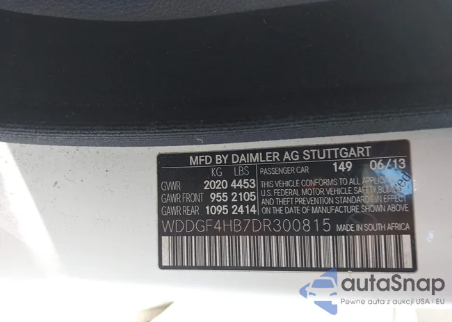 WDDGF4HB7DR300815: 44400356