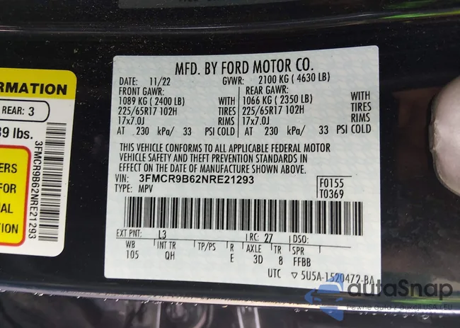 3FMCR9B62NRE21293: 44399607