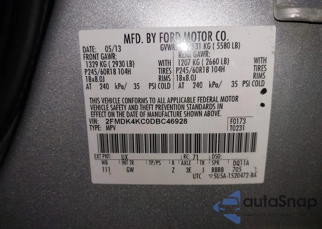 2FMDK4KC0DBC46928: 44399683