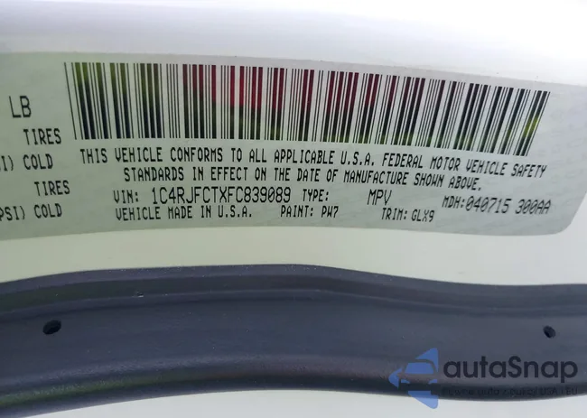1C4RJFCTXFC839089: 44399716