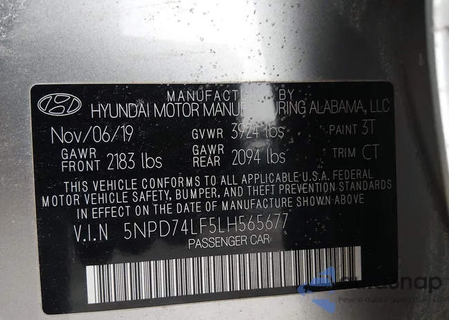 5NPD74LF5LH565677: 44399736