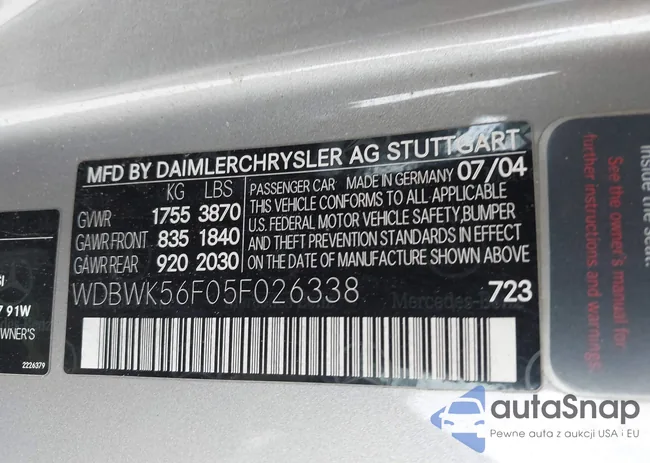 WDBWK56F05F026338: 44400882