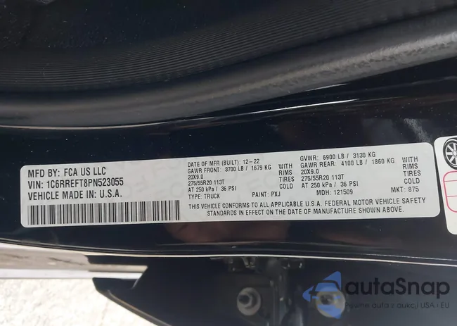 1C6RREFT8PN523055: 44400934