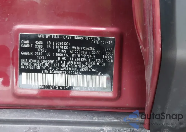 4S4BRBCC9D3204814: 44400950