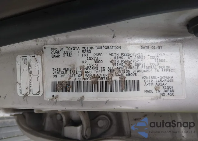 JT3HN86R8V0087814: 44401024