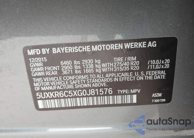 5UXKR6C5XG0J81576: 44401106