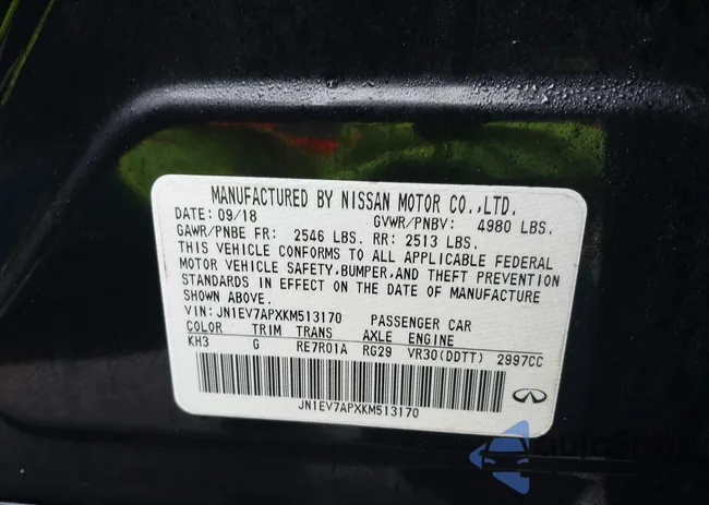 JN1EV7APXKM513170: 44401140