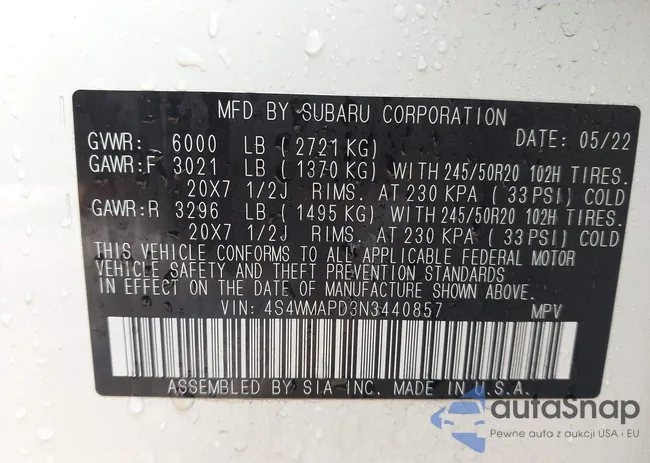 4S4WMAPD3N3440857: 44401148