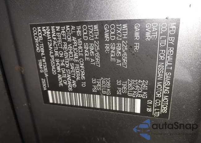 KNMAT2MV4JP553420: 44401273