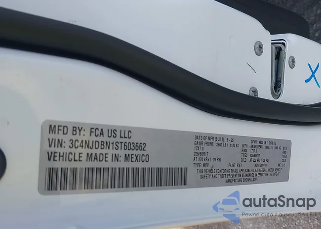 3C4NJDBN1ST603662: 44401307