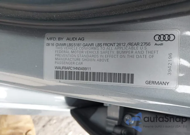 WAUF8AFC1HM049911: 44401394