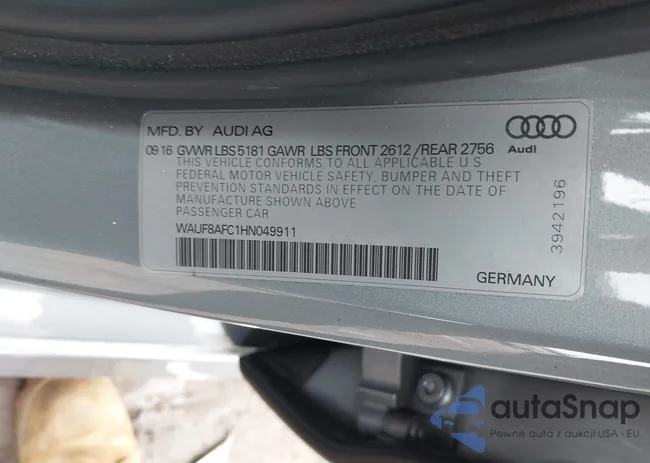 WAUF8AFC1HM049911: 44401394