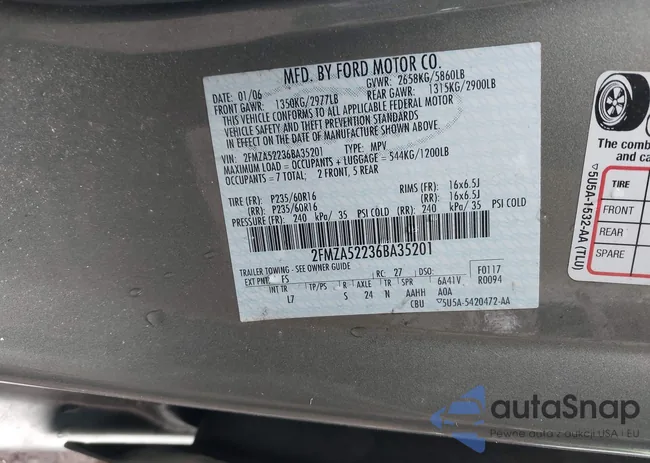 2FMZA52236BA35201: 44401404