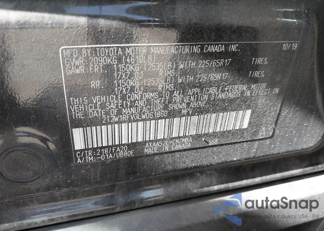 2T3W1RFV3LW061860: 44400560