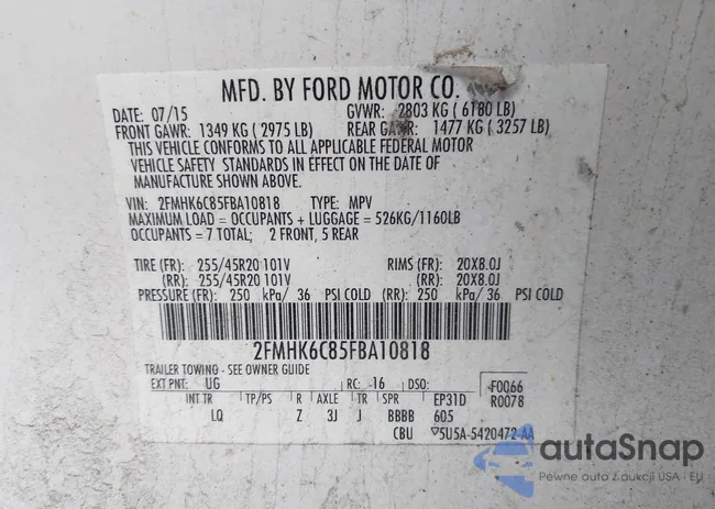 2FMHK6C85FBA10818: 44400625